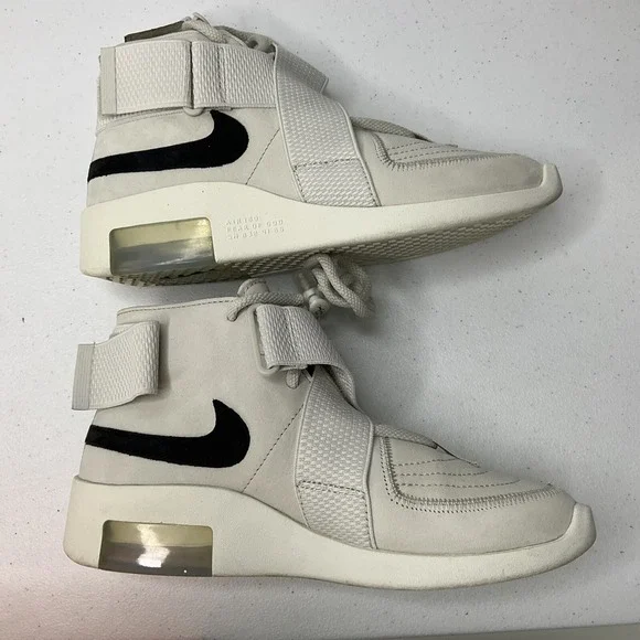 Nike Air x Fear Of God 1 Raid Light Bone Sneakers Shoes AT8087-001 Men Sz 5‎